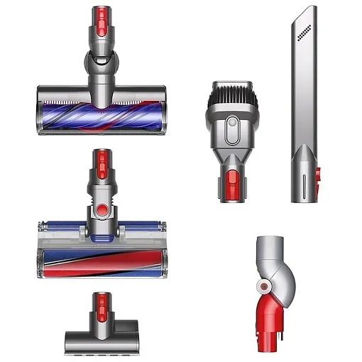 Пылесос Dyson V8 SV25 Absolute, серебристый/никель (Silver/Nickel)
