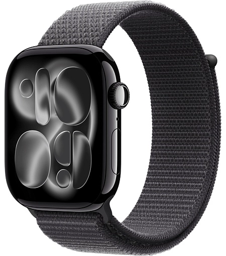 Apple Watch Series 11 Sport Loop 42 мм, черный глянец